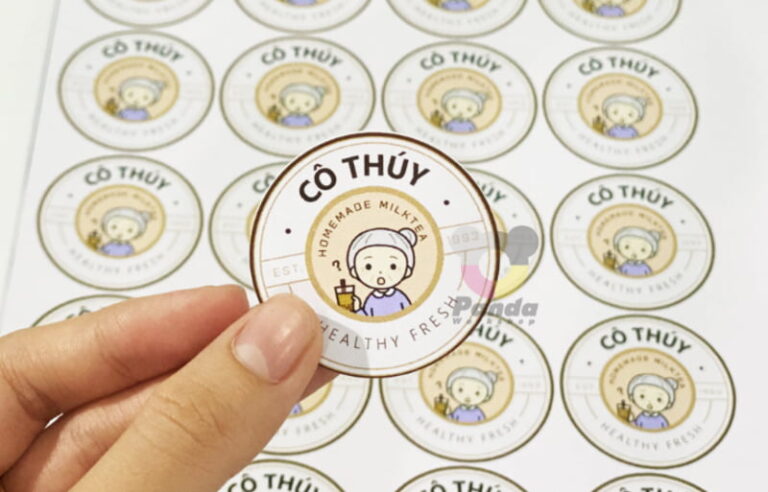 In mực dầu decal trong