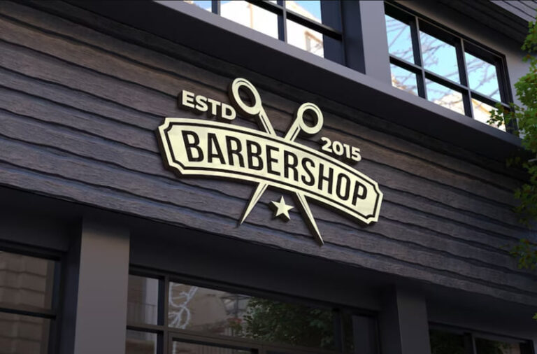 10+ mẫu bảng hiệu barber shop cực chất, tạo ấn tượng tốt