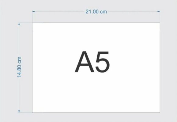 Khổ giấy A5 là bao nhiêu cm