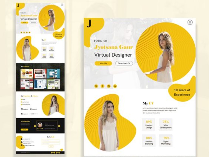 Portfolio virtual designer