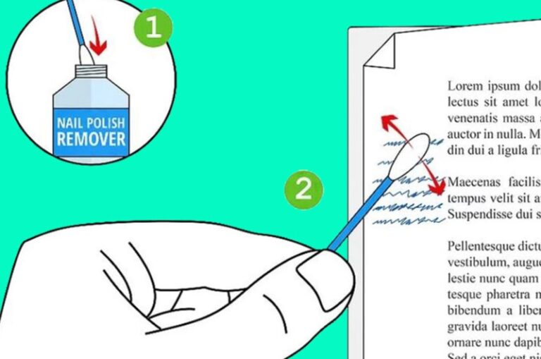 Cách tẩy mực in trên giấy đơn giản nhanh chóng