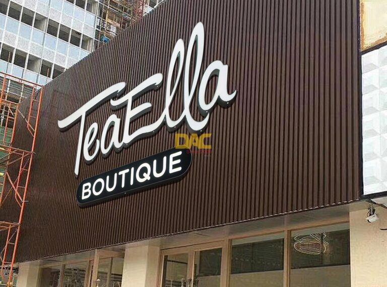 Bảng hiệu chữ nổi tole