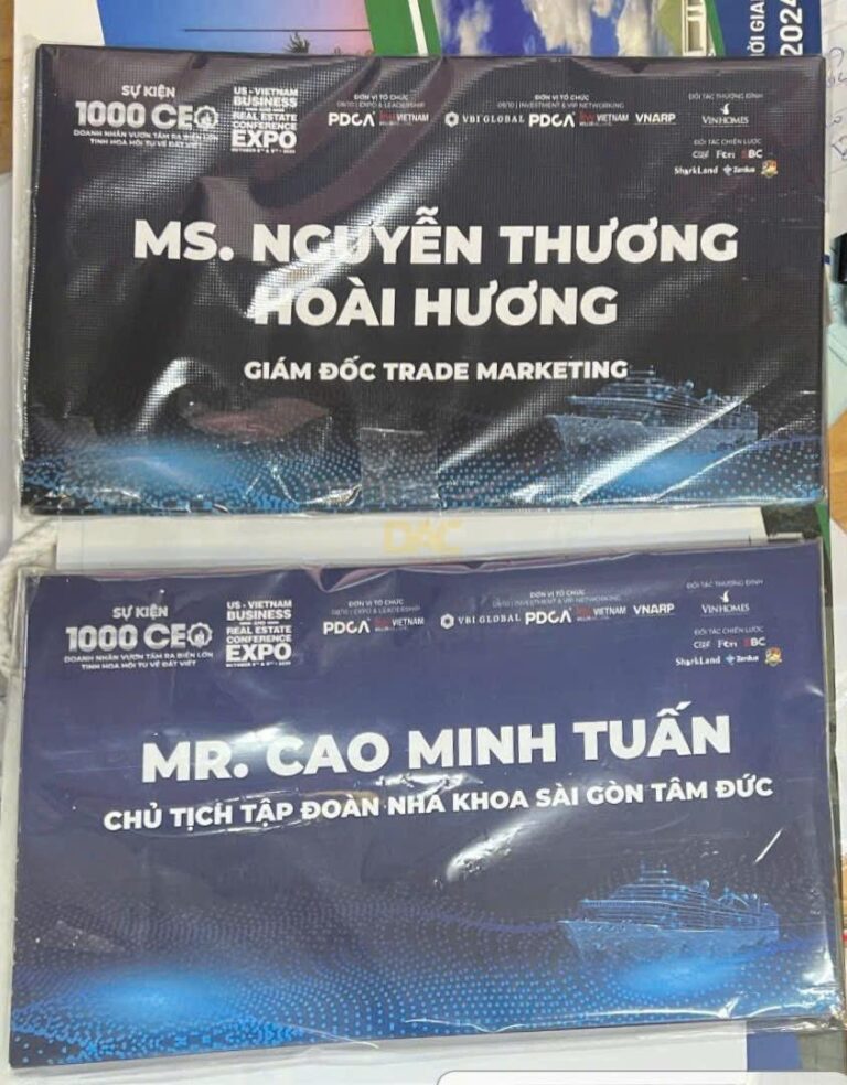 Biển Chức Danh Để Bàn Giấy C300