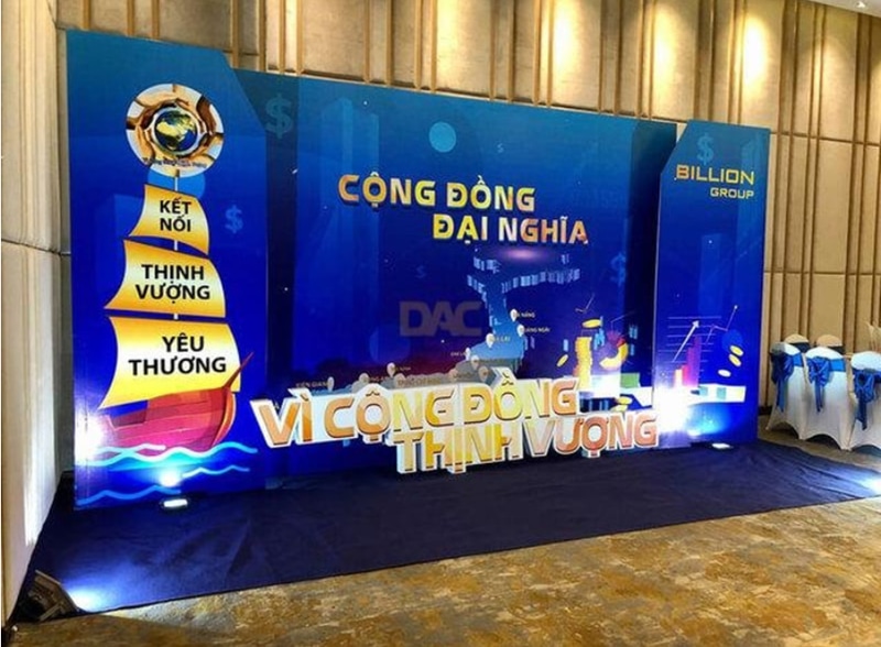 Backdrop sân khấu sự kiện