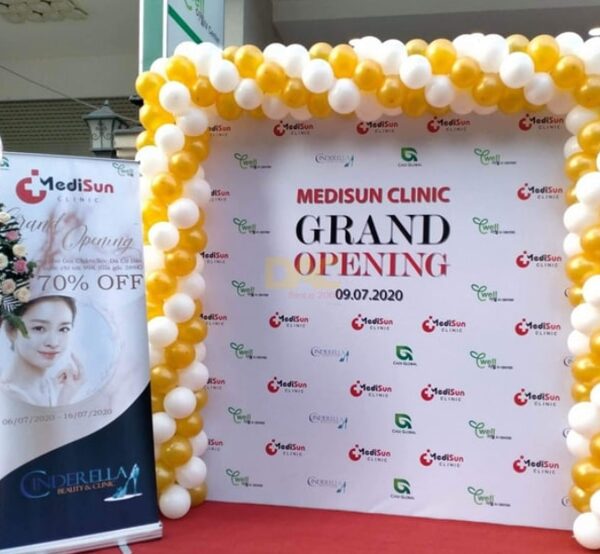 Backdrop sự kiện ngoài trời