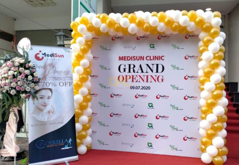 Backdrop sự kiện ngoài trời