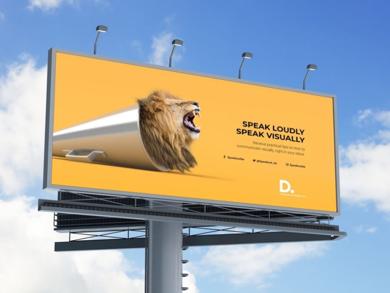 Billboard hai mặt
