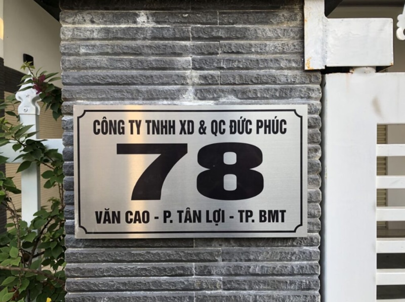 chọn biển số nhà hợp với mệnh của gia chủ