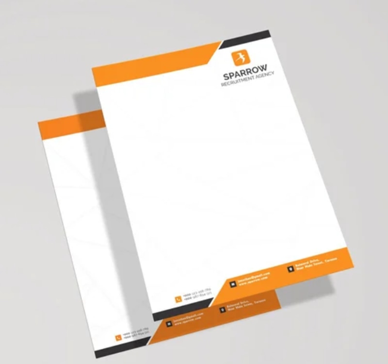 Các mẫu letterhead phổ biến