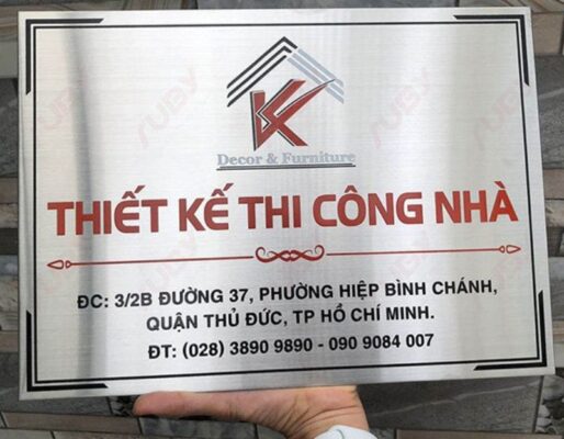 Vì sao kích thước bảng hiệu công ty lại quan trọng