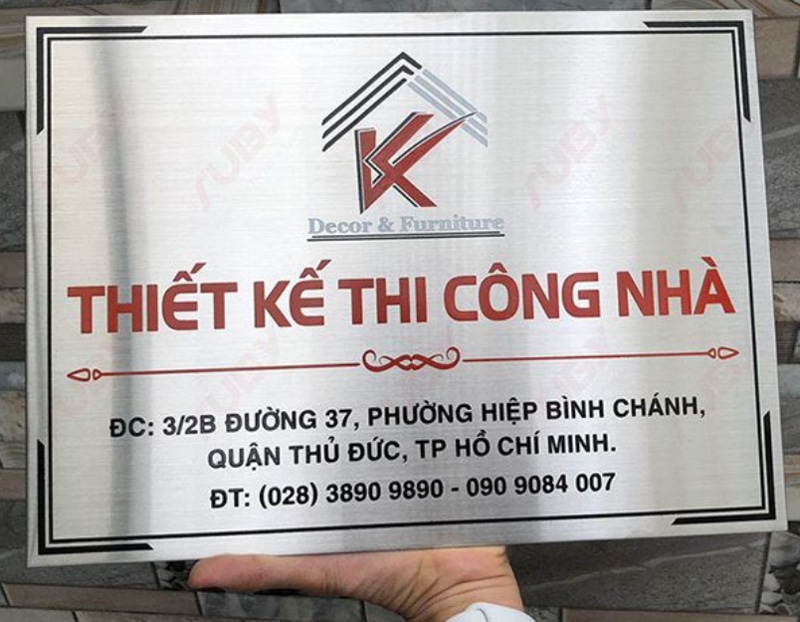 Vì sao kích thước bảng hiệu công ty lại quan trọng