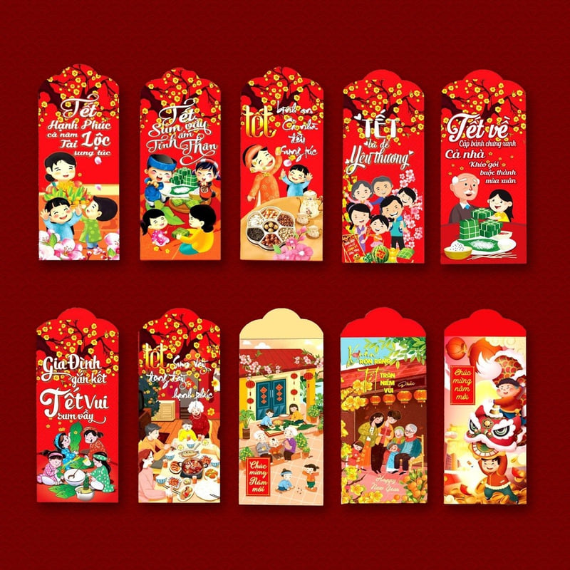 Ưu, nhược điểm của các kích thước lì xì chuẩn