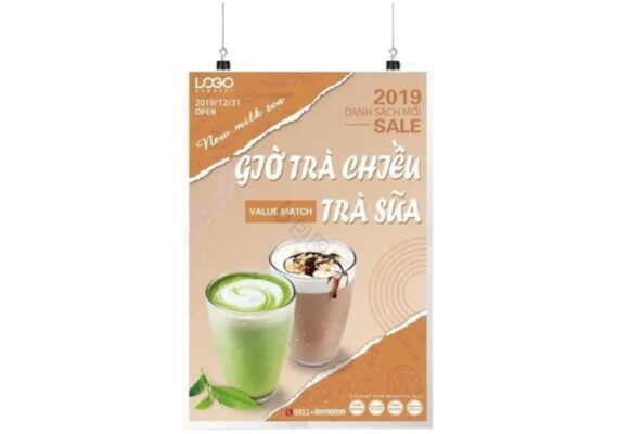 Kích thước poster dọc phổ biến