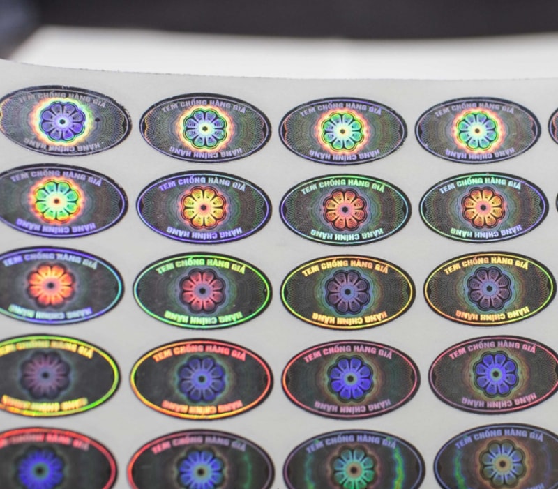 Tem hologram 7 màu