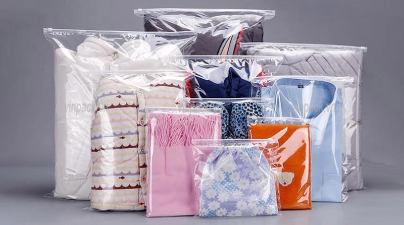 Túi zipper đựng quần áo