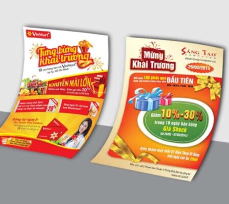 Vai trò của tờ rơi quảng cáo khuyến mãi