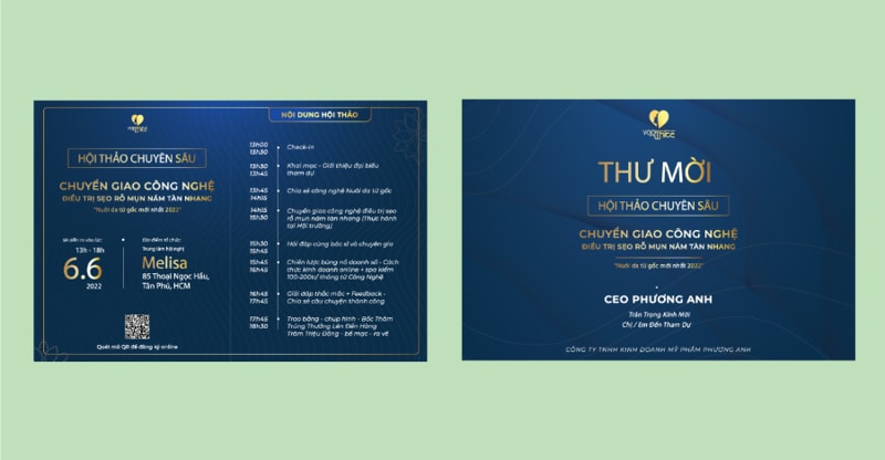 Một số xu hướng thiết kế thiệp mời sự kiện