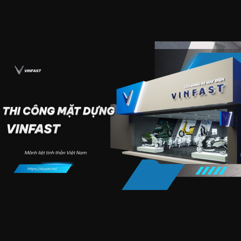 BẢNG HIỆU MICA CHỮ NỔI ĐÈN LED ỐP ALU – VinFast
