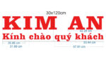 Tiệm bạc Kim An – Bảng hiệu Alu chữ nổi Mica