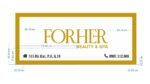 ForHer Beauty & Spa – Bảng hiệu chữ nổi