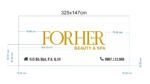 ForHer Beauty & Spa – Bảng hiệu chữ nổi