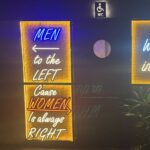 Thi công bảng đèn LED Neon trang trí & Biển chỉ dẫn WC sáng tạo, hài hước - Ảnh 2