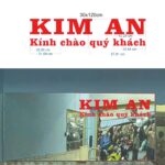 Thi công bảng hiệu Alu chữ nổi Mica đèn LED - Tiệm Bạc Kim An - Ảnh 4