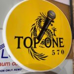 Thi công Hộp đèn Mica tròn & Biển hiệu đứng có bánh xe - Karaoke Top One - Ảnh 4