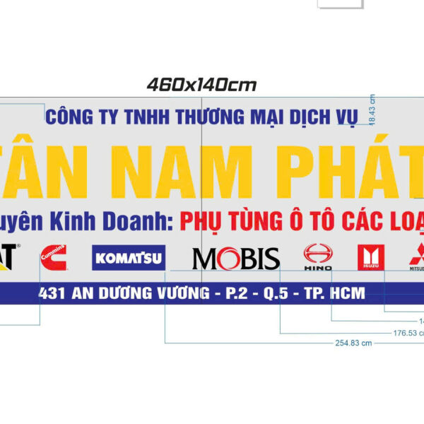 Tân Nam Phát – Bảng hiệu Mica chữ nổi