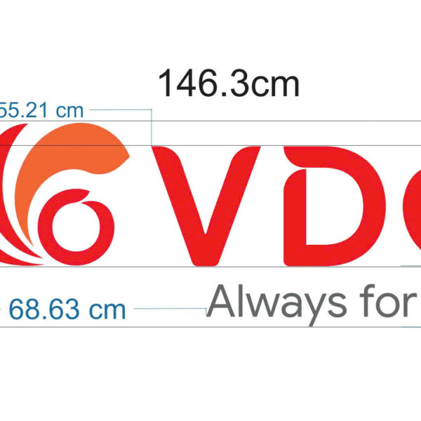 VDO – Bộ logo chữ nổi phát sáng