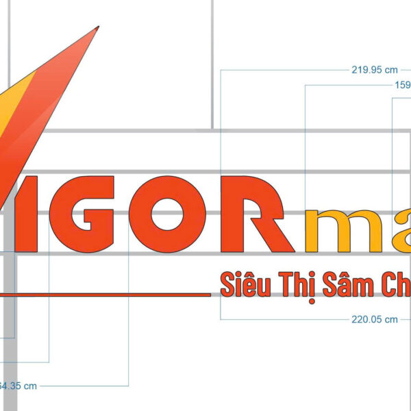 Vigor Mart – Decal quảng cáo