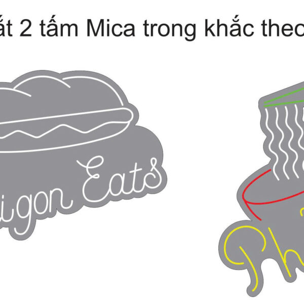 Saigon Eats – Logo dây đèn LED