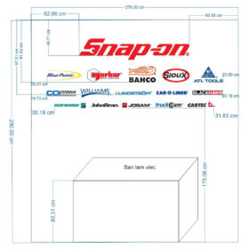 Snap-on – Bộ logo chữ nổi Mica