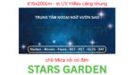 Stars Garden – Bảng hiệu Hiflex chữ nổi Mica