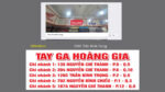 Tay Ga Hoàng Gia – Bộ bảng hiệu cửa hàng
