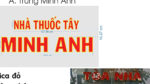 Nhà thuốc Minh Anh – Chữ nổi Mica viền Inox