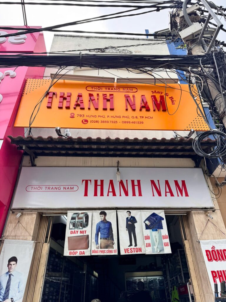 Thanh Nam – Bảng hiệu Mica chữ nổi