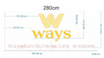 WAYS – Bảng hiệu chữ nổi