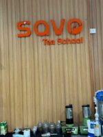 Savo Tea School – Logo chữ nổi Mica