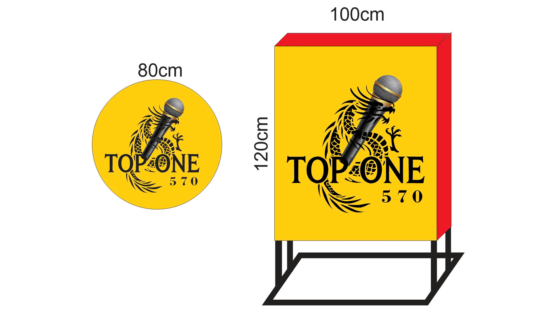Top One 570 – Bộ hộp đèn LED