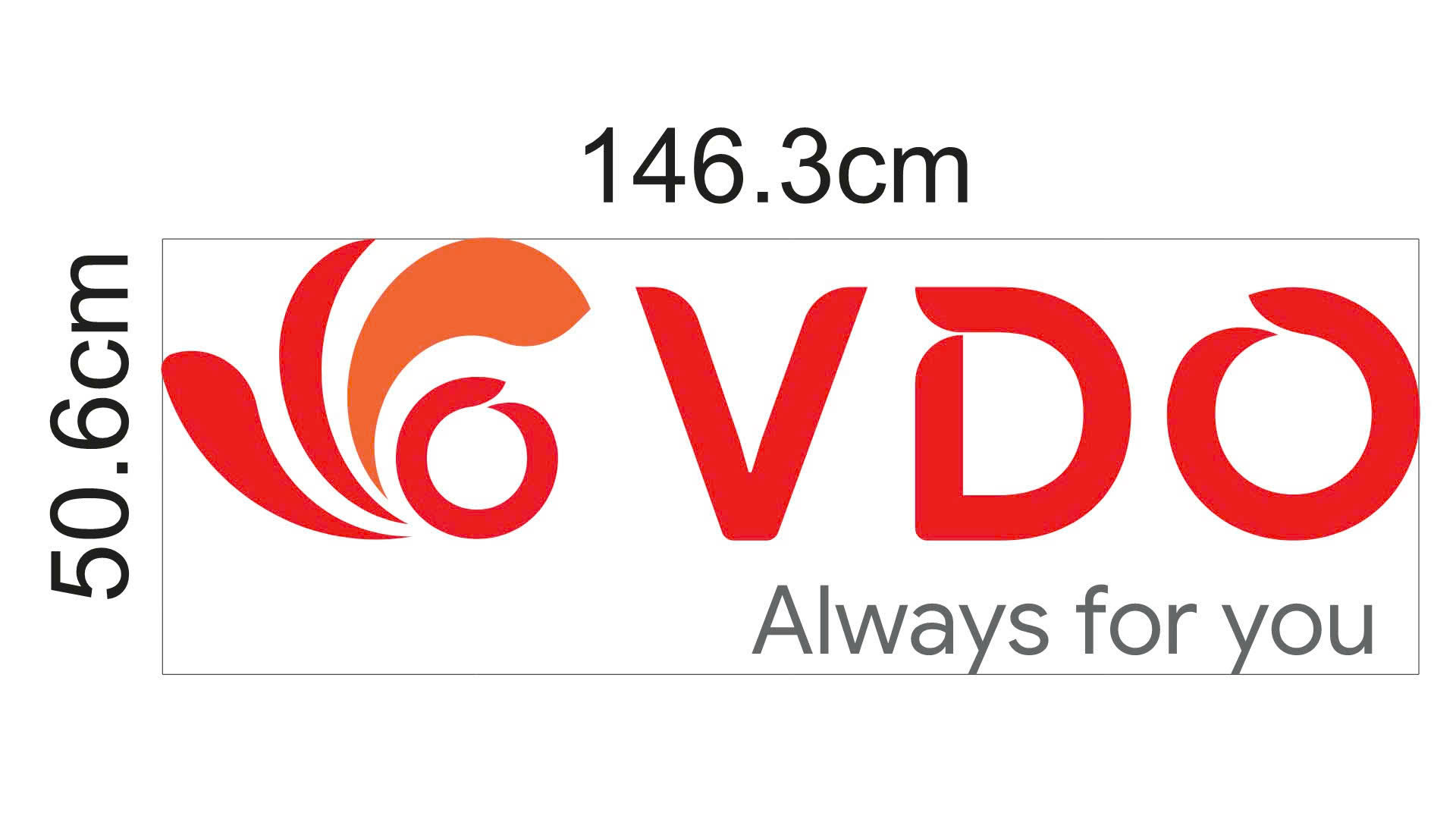 VDO – Bộ logo chữ nổi phát sáng