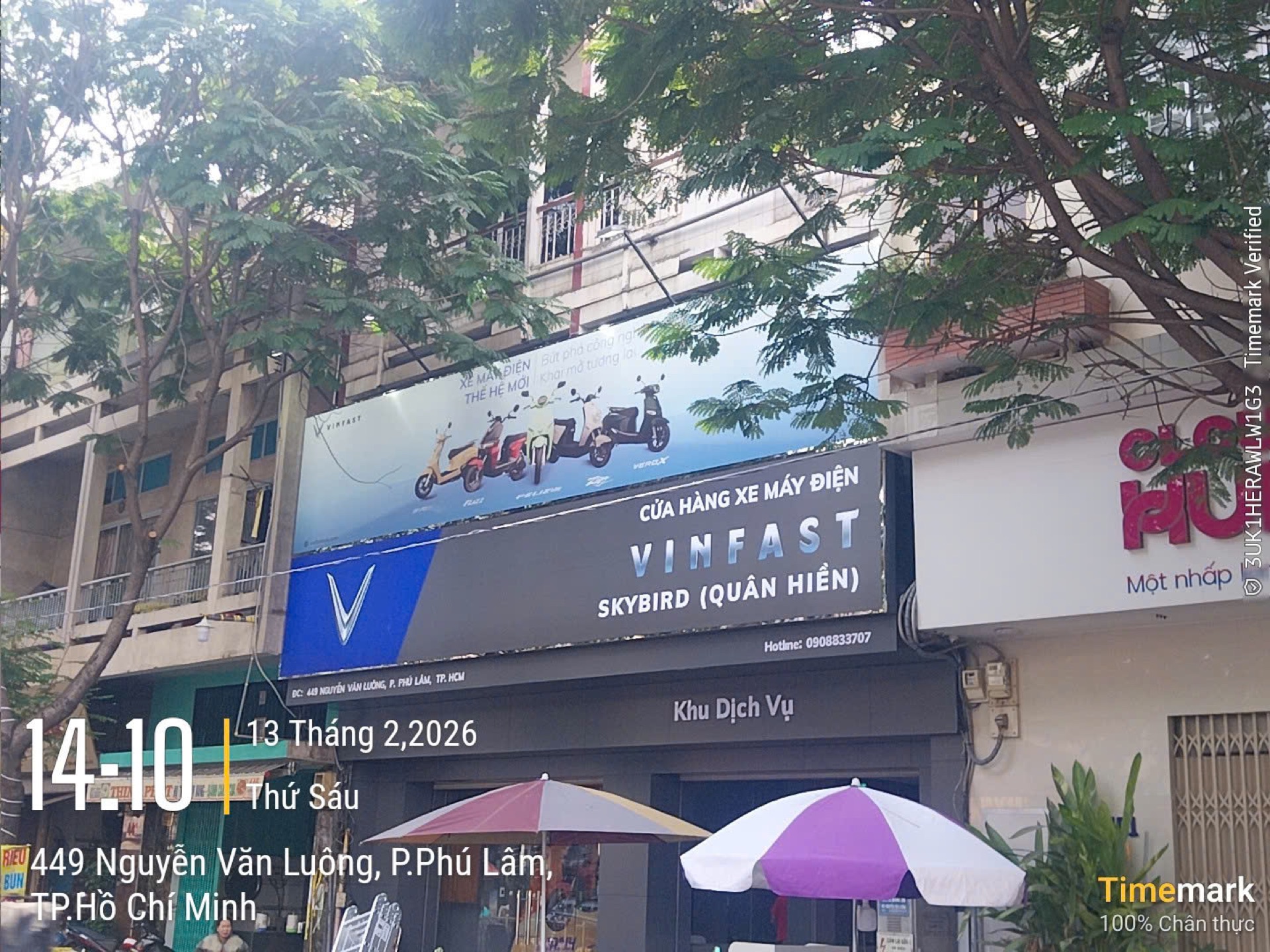 VinFast Quận 6 – Bảng hiệu & mặt dựng