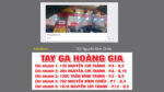 Tay Ga Hoàng Gia – Bộ bảng hiệu cửa hàng