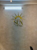 Sun Coffee – Bộ logo Mica trang trí