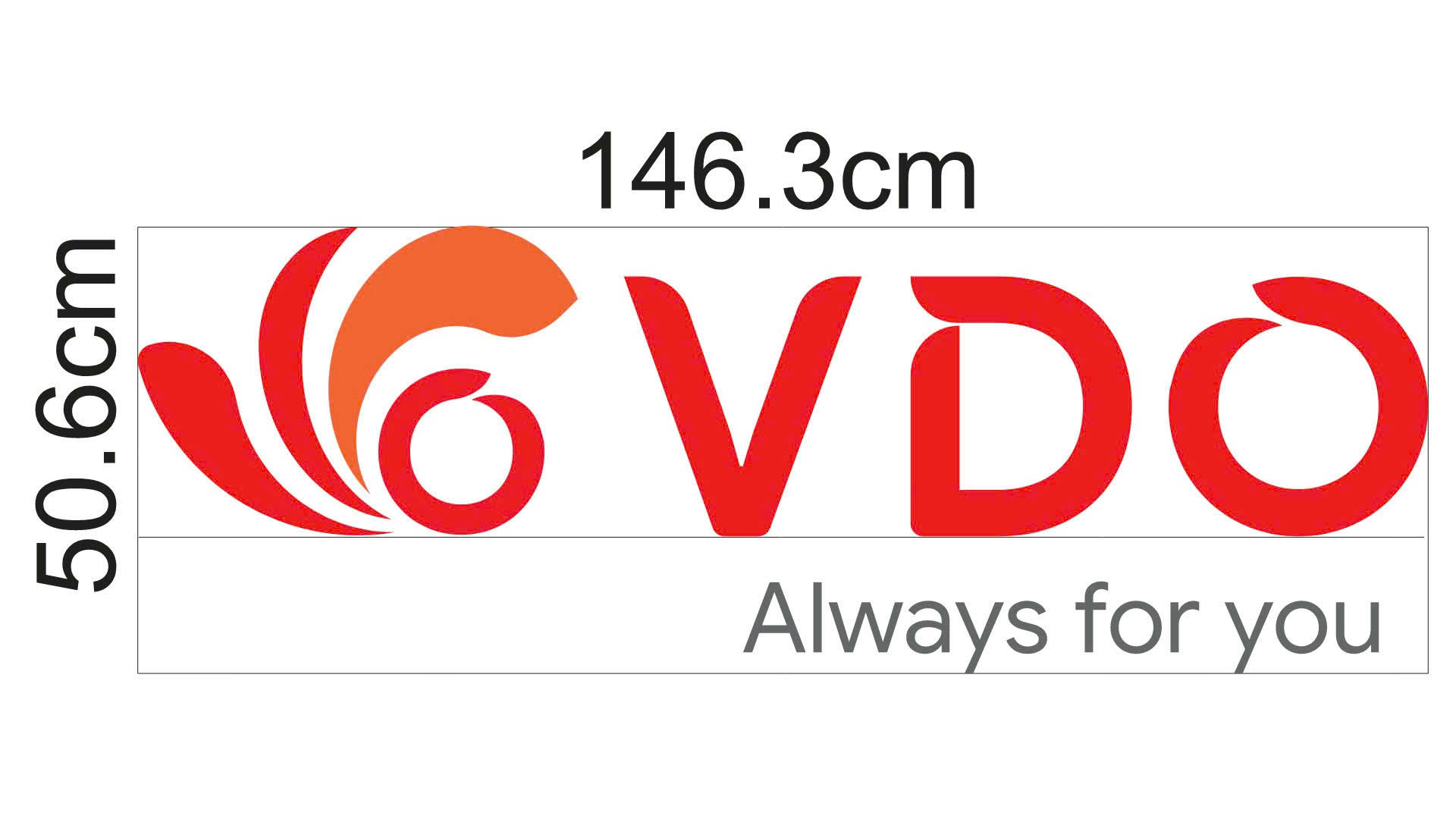 VDO – Bộ logo chữ nổi phát sáng