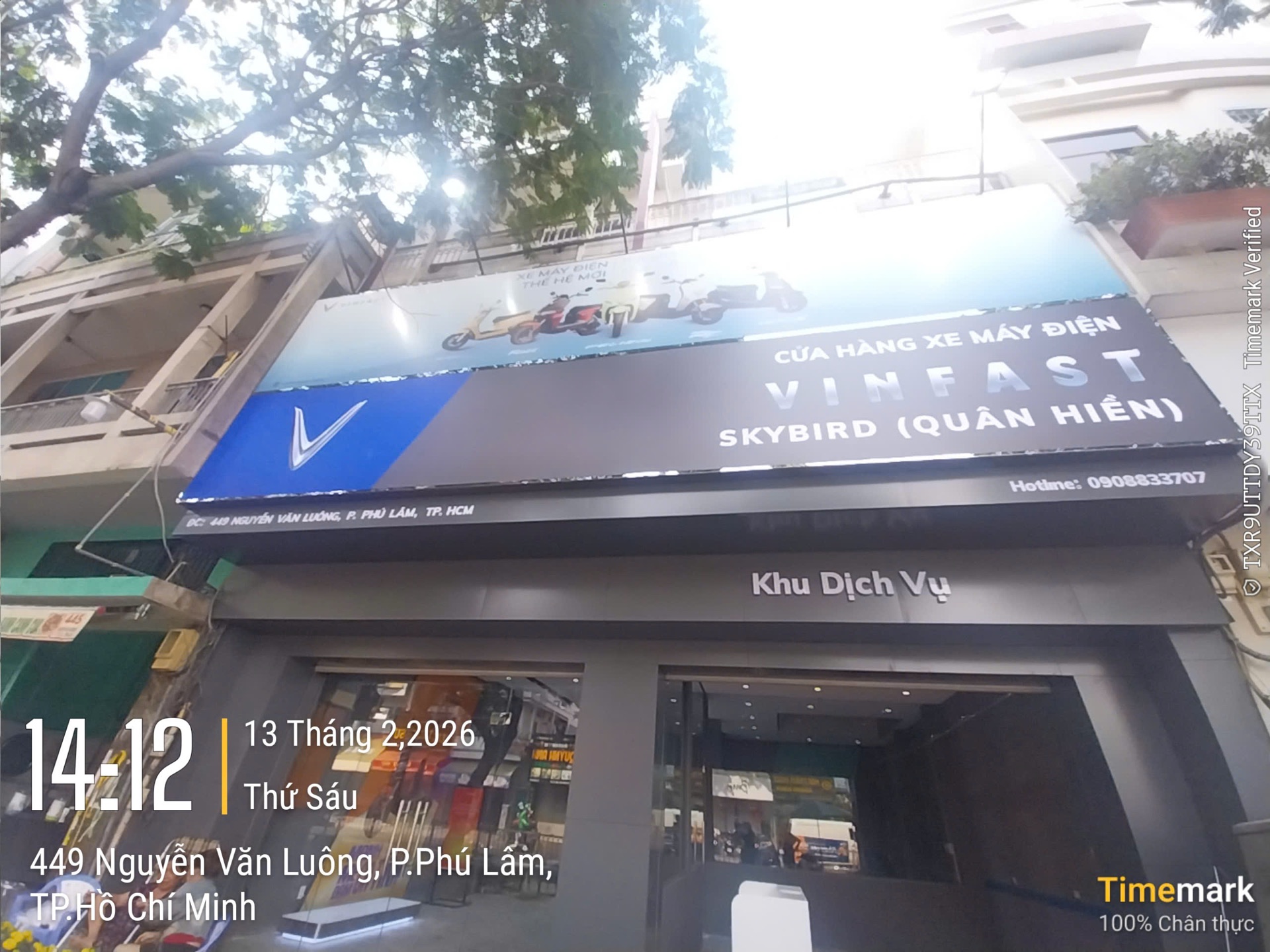VinFast Quận 6 – Bảng hiệu & mặt dựng