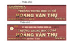 Trường Hoàng Văn Thụ – Bảng hiệu chữ nổi