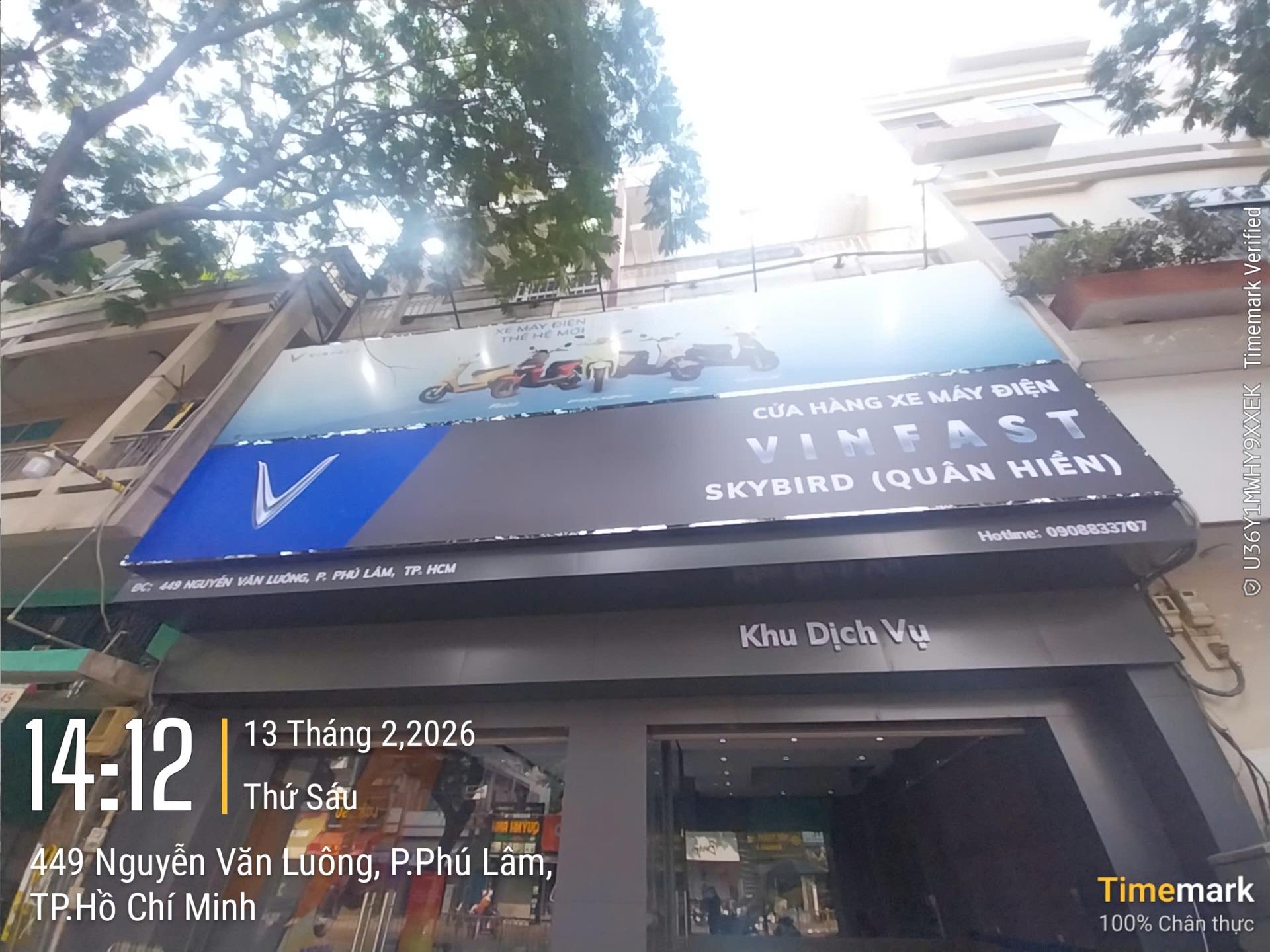 VinFast Quận 6 – Bảng hiệu & mặt dựng