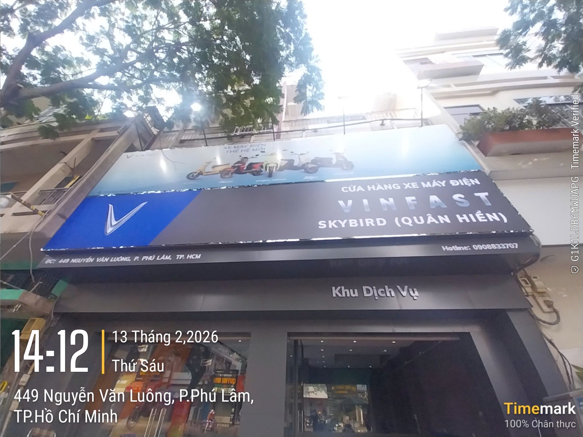 VinFast Quận 6 – Bảng hiệu & mặt dựng