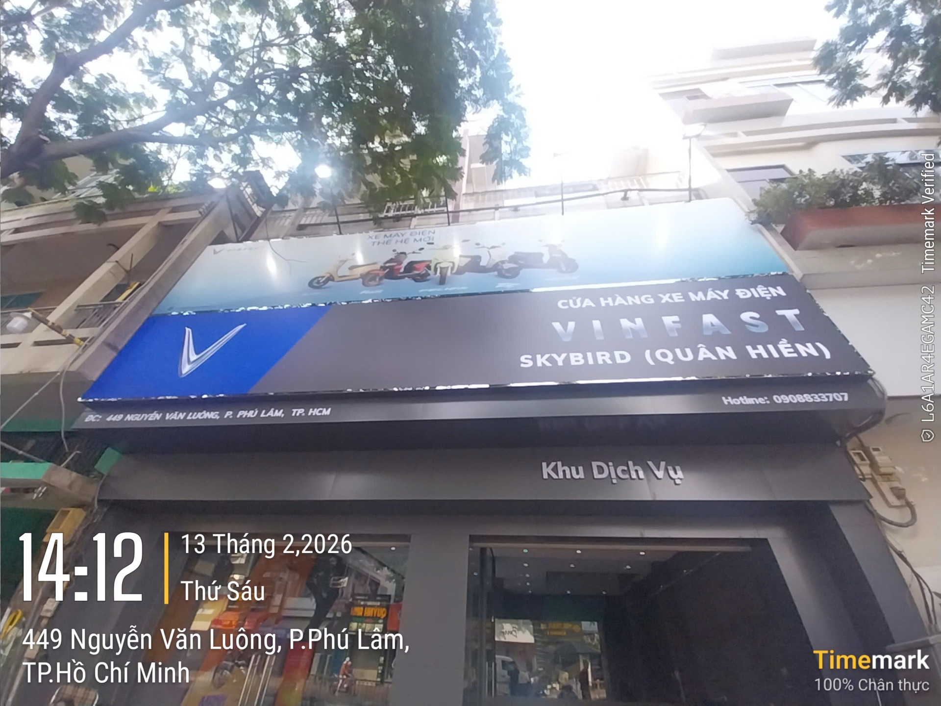 VinFast Quận 6 – Bảng hiệu & mặt dựng
